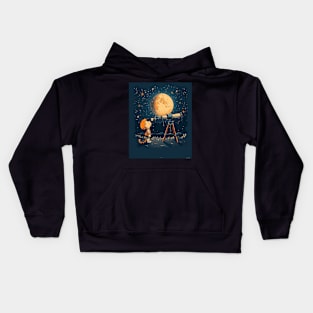 Warping Reality with Calvin and Hobbes Kids Hoodie